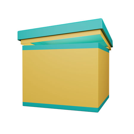 Caja  3D Illustration