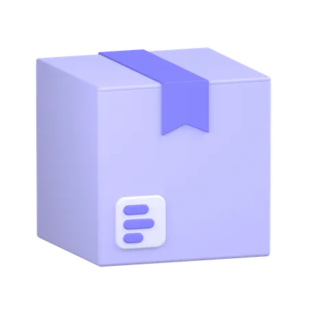 Caja  3D Icon