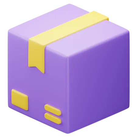 Caja  3D Icon