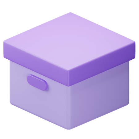 Caja  3D Icon