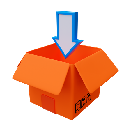 Caja  3D Icon