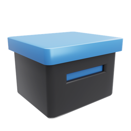 Caja  3D Icon