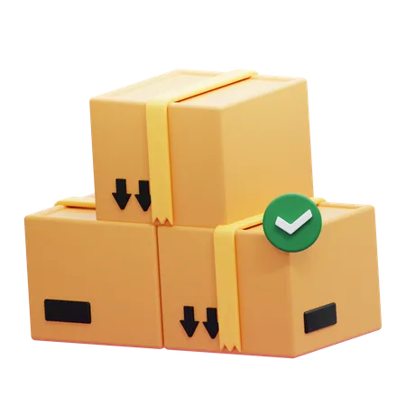 Caja  3D Icon