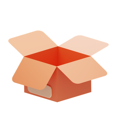 Abrir caja  3D Icon