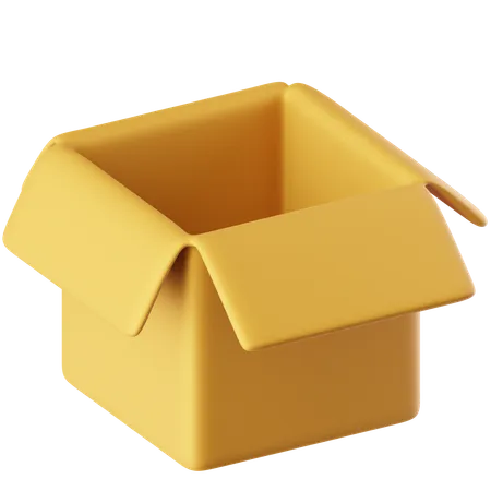 Abrir caja  3D Icon