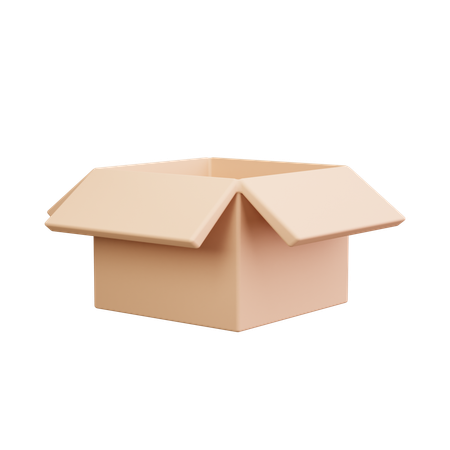 Abrir caja  3D Icon