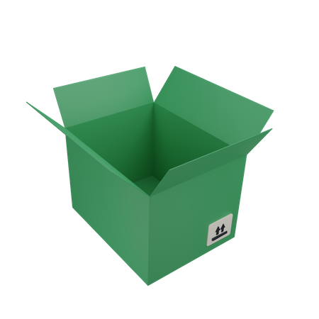 Abrir caja  3D Icon