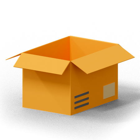 Abrir caja  3D Icon