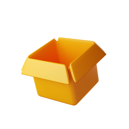 Abrir caja  3D Icon