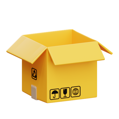 Abrir caja  3D Icon