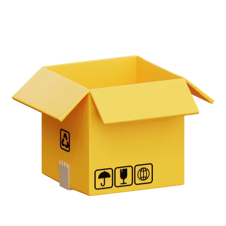 Abrir caja  3D Icon