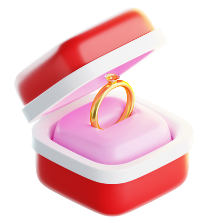 Caja del anillo  3D Icon