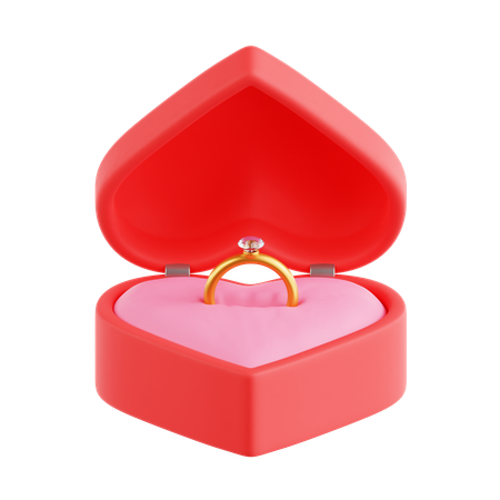 Caja del anillo  3D Icon