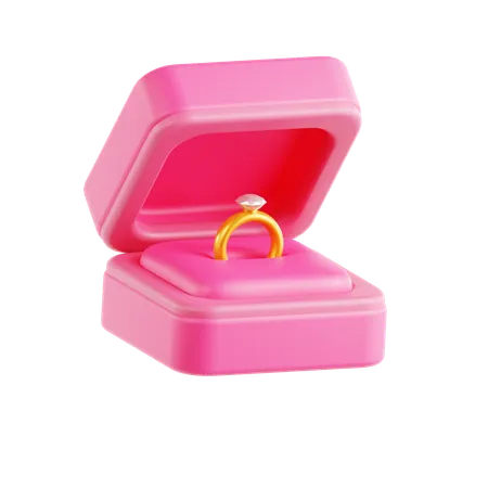 Caja del anillo  3D Icon