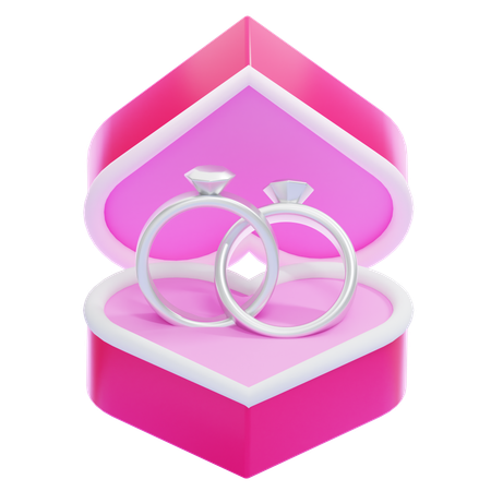 Caja del anillo  3D Icon