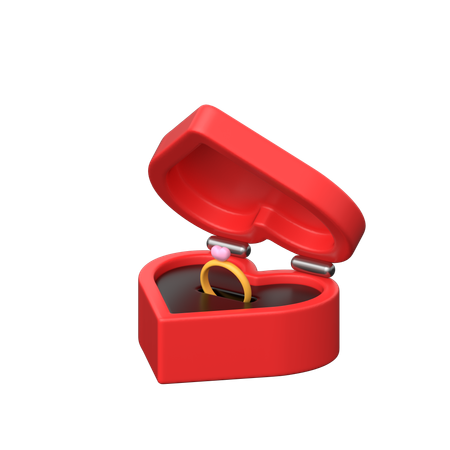 Caja del anillo  3D Icon