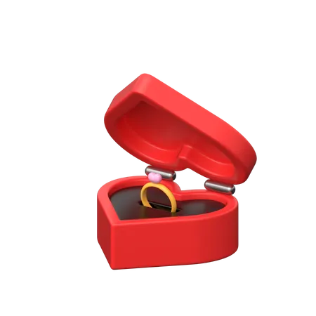 Caja del anillo  3D Icon