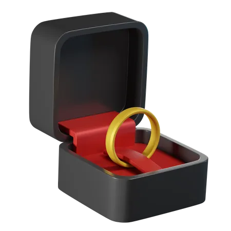 Caja del anillo  3D Icon