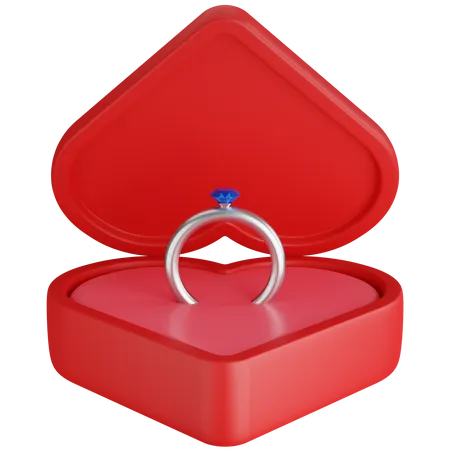 Caja del anillo  3D Icon