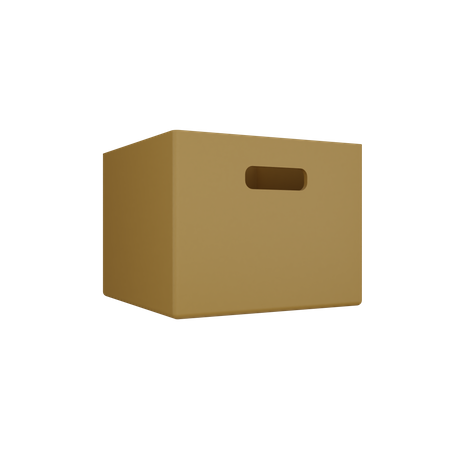 Archivo de caja  3D Icon