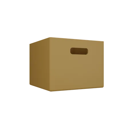 Archivo de caja  3D Icon