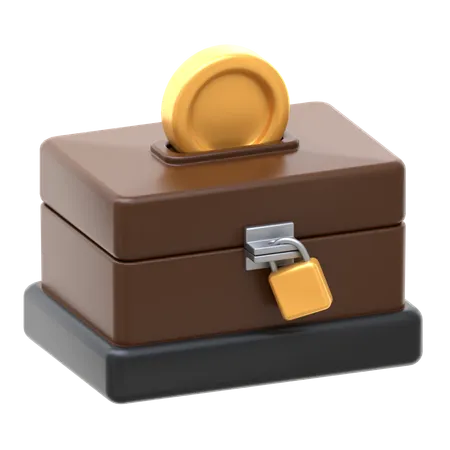 Caja de caridad  3D Icon