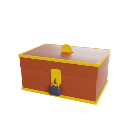 Caja de caridad  3D Icon