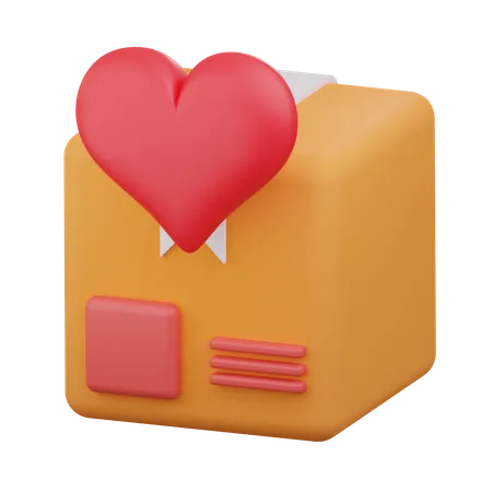 Caja de caridad  3D Icon