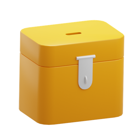 Caja de caridad  3D Icon