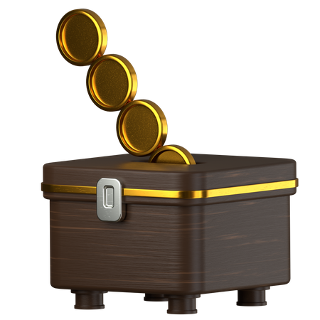 Caja de caridad  3D Icon