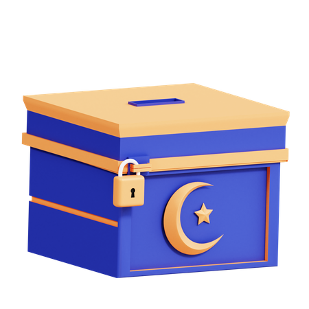 Caja de caridad  3D Icon