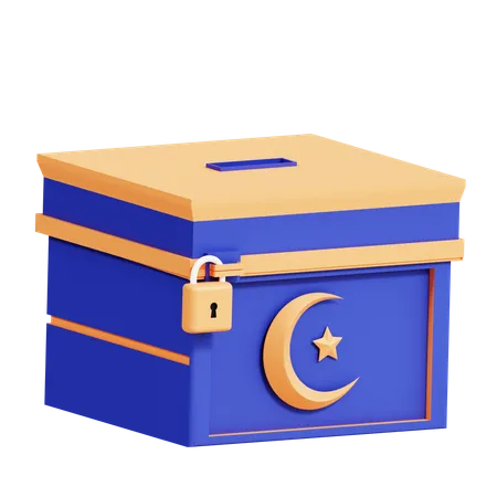 Caja de caridad  3D Icon