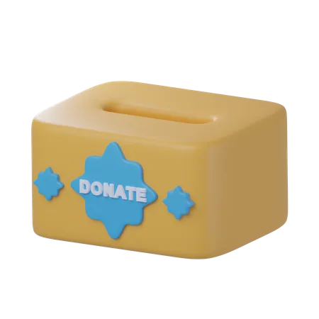 Caja de caridad  3D Icon