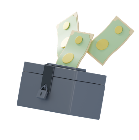 Caja de caridad  3D Icon