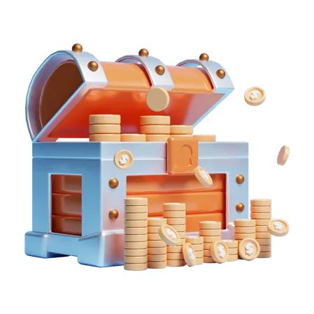 Caja de pecho  3D Icon