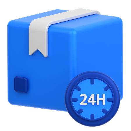 Caja con reloj  3D Icon