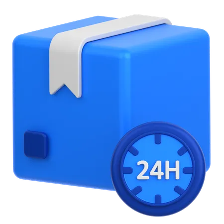 Caja con reloj  3D Icon