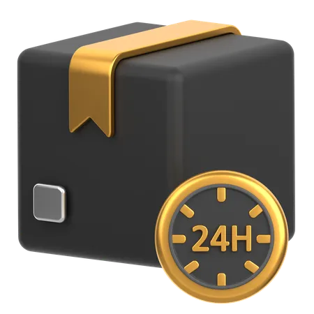 Caja con reloj  3D Icon