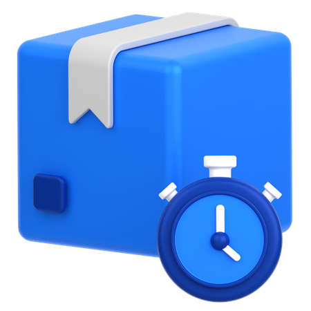 Caja con temporizador  3D Icon