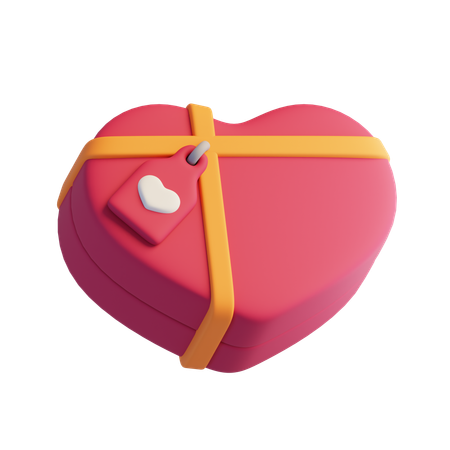 Caja de amor  3D Icon