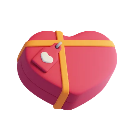 Caja de amor  3D Icon