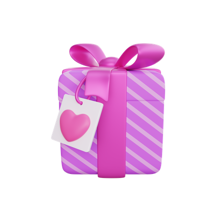 Caja de amor  3D Icon