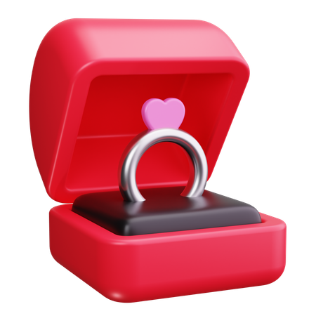 Caja del anillo  3D Icon