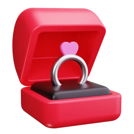 Caja del anillo  3D Icon