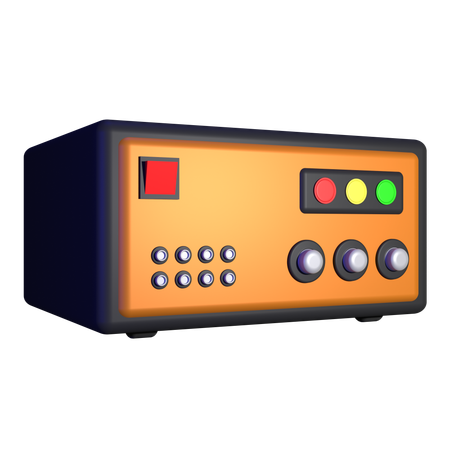 Caja de audio  3D Icon