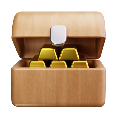 Caja de botín  3D Icon