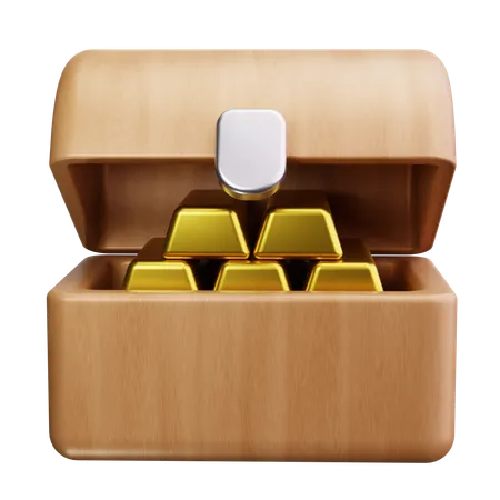 Caja de botín  3D Icon