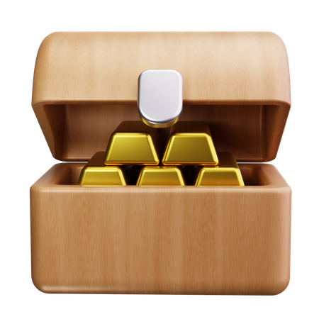 Caja de botín  3D Icon