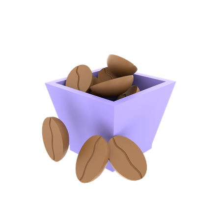 Caja de cafe  3D Icon