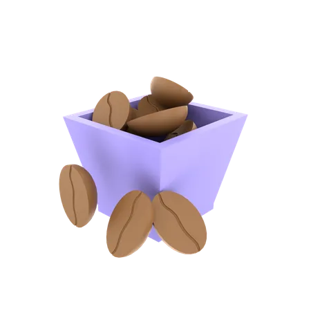 Caja de cafe  3D Icon